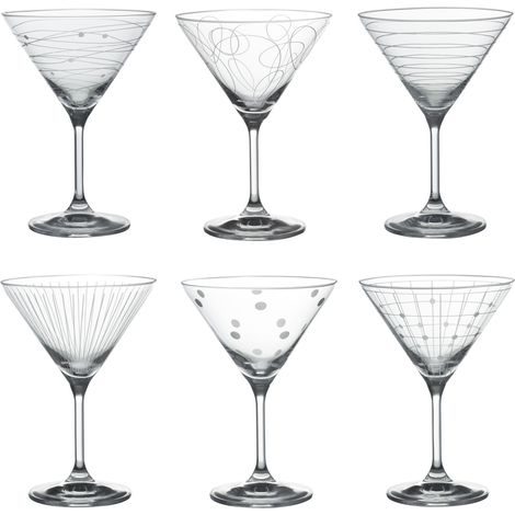 Table Passion - Coffret de 6 verres à cocktail Graphik 35 cl (1/2)