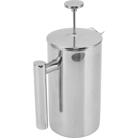 Cafetière à piston en acier inoxydable 304 à double paroi avec filtre intégré, 800 ml (1/5)