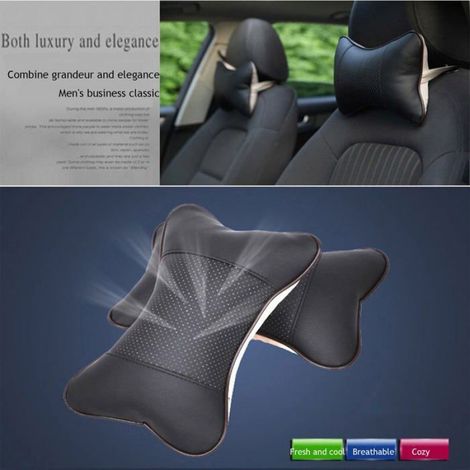 Oreillers d'appui-tête de voiture, coussins d'appui-tête de voiture, oreillers de soutien du cou en mousse à mémoire de forme