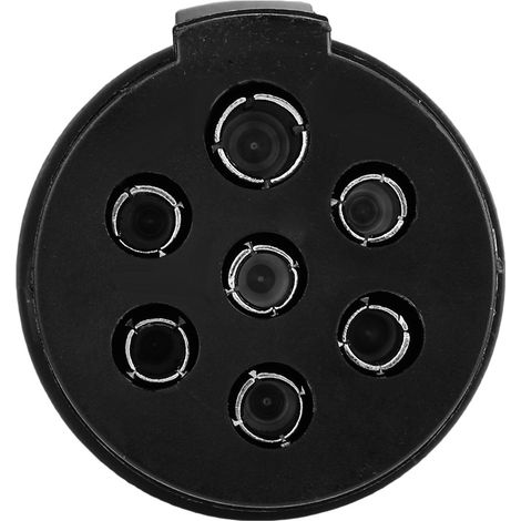 7-poliger 24V Typ N Anhängerstecker für LKW-Wohnwagenkupplung (1/5)