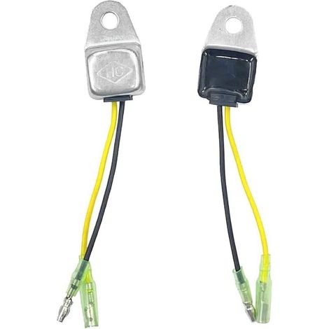Sensor de advertencia de bajo nivel de aceite para Honda GX160 GX200 GX240 GX270 GX340 GX390 5.5 HP, 6.5 HP, 8 HP, 9 HP, 11 HP, 13 HP, Motor, Generador, Bomba de agua, Cortacésped