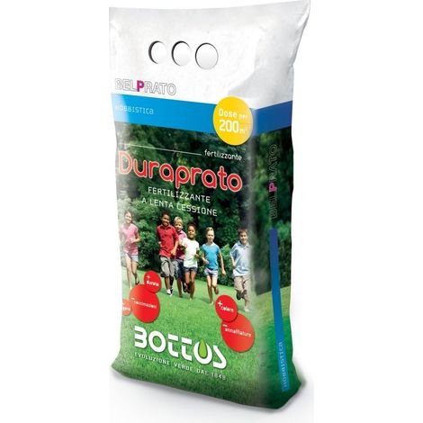 Duraprato 10-6-15 C+B+Zn - Fertilizante para el jardín de 5 kg