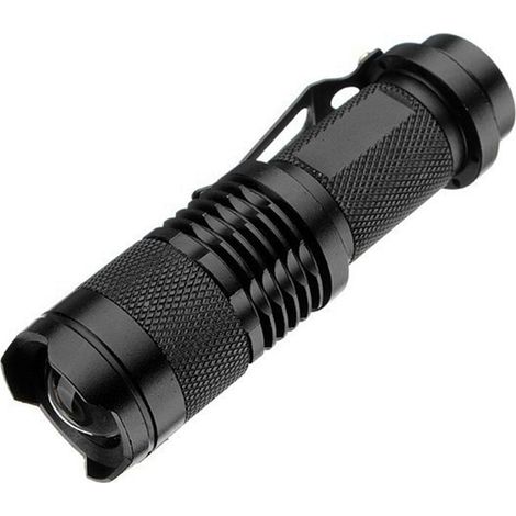 Teleskop-Zoom-Taschenlampe, Teleskop-Zoom-Taschenlampe für den Außenbereich, Leuchtstoffröhren-Taschenlampe, weißes Licht