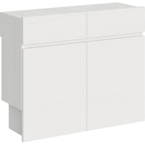 Panche Allungabili Inferiore e Superiore 72-300x26x60 cm Evolve Bianco Frassino (1/5)
