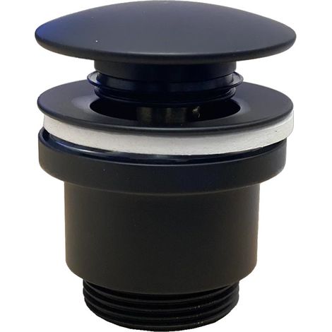 Valve Clic-Clac Laiton Noir 1 1/4 TECNOAGUA T-301B58103