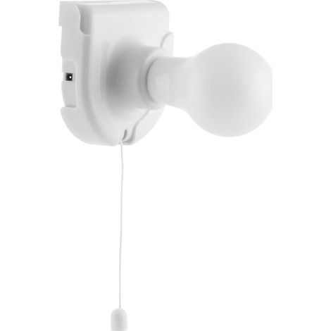 Lampe LED Portable, Éclairage Sans Fil, Idéal pour Camping et Jardins, Lumière Blanche, Facile à Installer, Blanc1 Unité[Classe énergétique A]