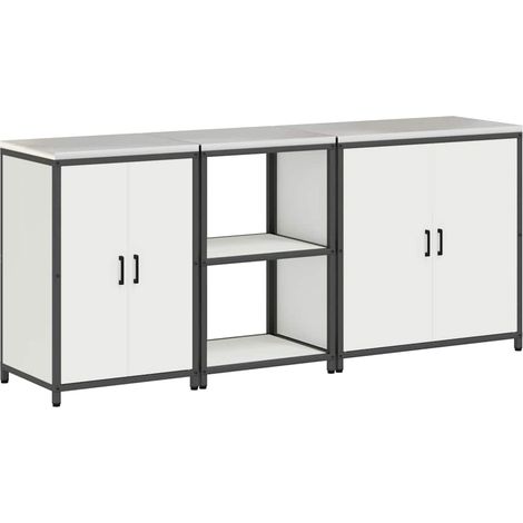 Maison Exclusive - Juego de Almacenamiento de Cocina HATTEM 3 pcs