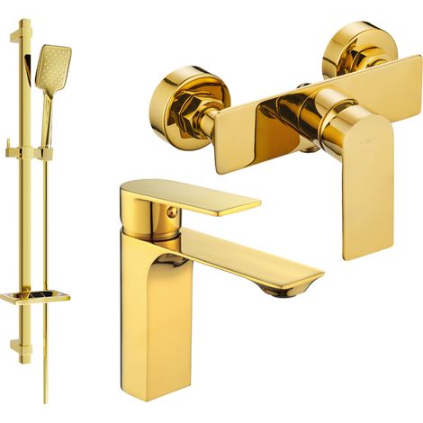 Mexen Alexa DQ62 Brausegarnitur, Gold - 71204DQ62-50 (1/4)