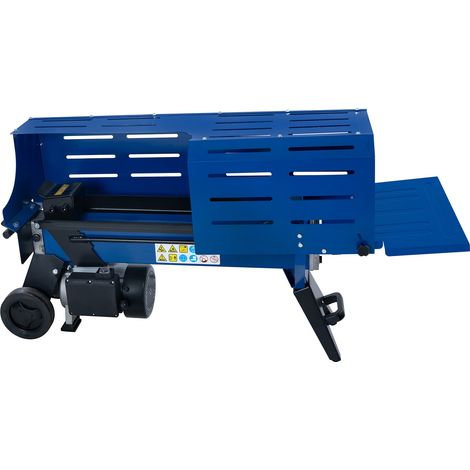 Fendeur de Bûches 5 Tonnes Hydraulique 3L Moteur Électrique de 2000 Watts 2 Lames Duoblade 370mm Longueur Max Bûches