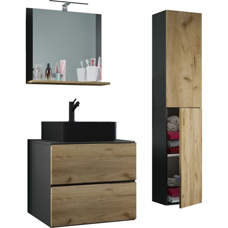 4 piezas lavabo muebles de baño Lendas 60 cm L 150x93x52 - VCM