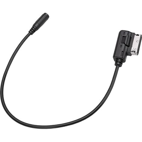 3.5mm Female Cable Interface, High Quality, Plug and Play, Stable Sound Transmission for C-Class 2008-2016, Black Metal (1/5)