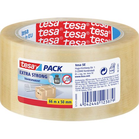 tesa 57171-00000-04 Ruban adhésif tesapack® transparent (L x l) 66 m x 50 mm 1 pc(s)