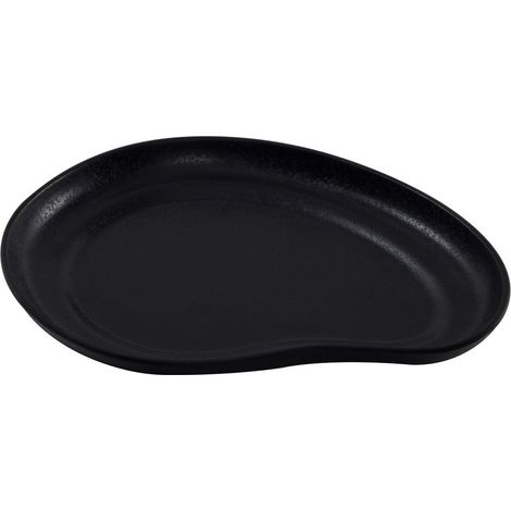 KAROLA petite assiette noire - 24 unités - Betik