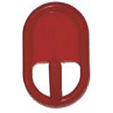 Ganci in plastica bianco - 4 pz.