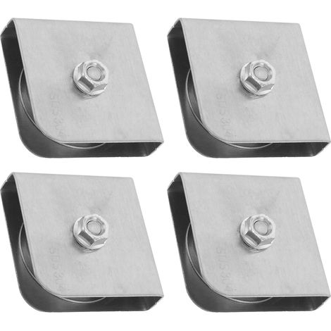 en Acier Inoxydable pour M t de Drapeau 204 Lot de 4 Pi ces (1/5)