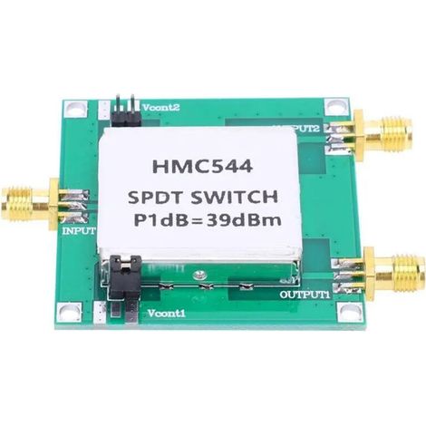 Module de commutation RF HMC544A, commutateur SPDT, entrée haute puissance 39 dBm, commande 3-5 V, adapté aux applications industrielles (1/5)