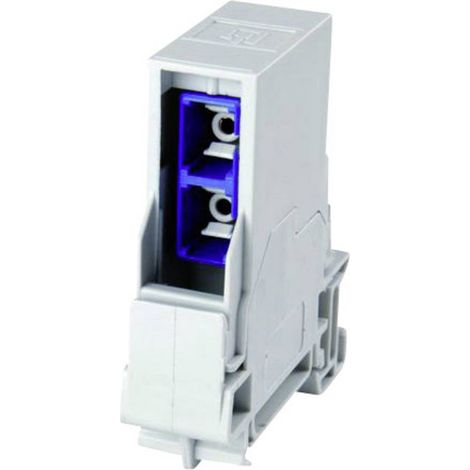 Prise de raccordement IP44, CAT 6a Telegärtner 100022789 RJ45 Profilé support gris 1 pc(s) S377321 (1/2)