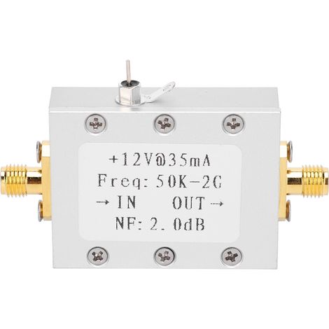 Module Amplificateur RF LNA 2G 10K, Gain Élevé 31DB à 0.5G, Bruit Faible et Large Bande (1/5)