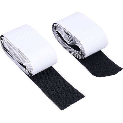Ruban adhésif de fixation pour pédale d'effet guitare en nylon 5 cm x 2 mètres, accessoires pour instruments de musique (surface rugueuse, surface à crochets) (1/5)