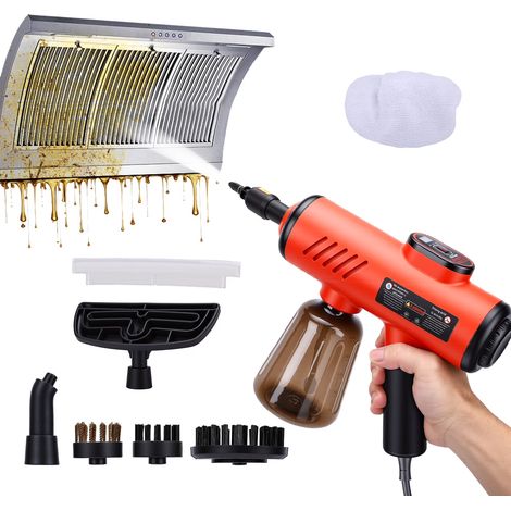 Nettoyeur vapeur haute pression, nettoyeur vapeur portatif avec réservoir d'eau de 600 ml pour le nettoyage des sols, de la cuisine et de la voiture (1/5)