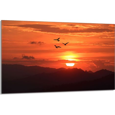 Plaque de protection en verre pour poêle 80x52 Sun (1/5)