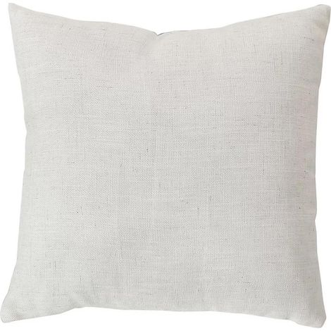 Coussin Déco Uni "Natura" 40x40cm Écru (1/3)