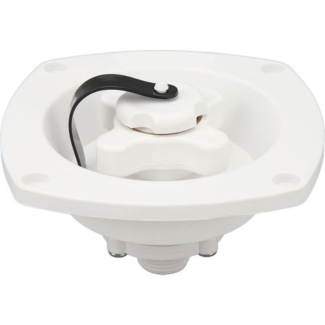 Wandmontierter Druckregler, 100 PSI bis 45 PSI, integriertes Rückschlagventil, auslaufsicher, druckgeregelter Wassereinlass, weiß