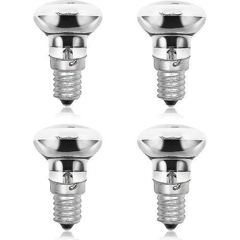Lampe à lave 30 W E14 R39 avec réflecteur, culot E14 dimmable, ampoule chauffante R39, alimentation AC 220-240 V (4 unités). (1/5)