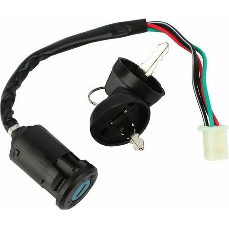 Wasserdichter 4-adriger Zündschalter für TAOTAO 50, 90, 110 und 125 cm³ ATVs – Erhöhte Sicherheit – Einfache und direkte Installation – 125 cm³ (1/5)