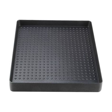 Muvip Plancha De Asar para Cocina Portatil - Zona Recoge Grasa - Bordes Antisalpicaduras - Revestimiento Antiadherente - Ideal Para Cocinas Portatiles