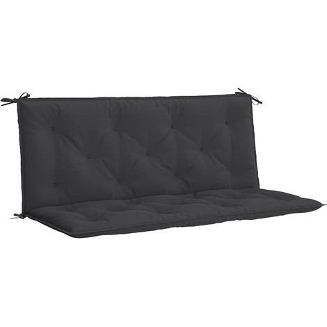 Maison Exclusive - Cuscino per Panca Nero 120x(50+50)x7 cm in Tessuto Oxford (1/5)