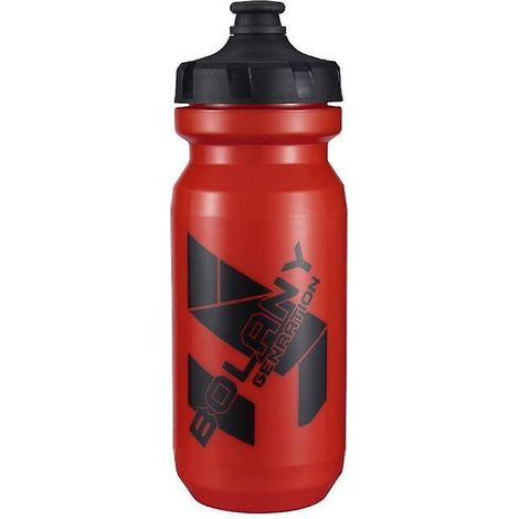 Rote Edelstahl-Sport-Trinkflasche, 0,6 Liter, auslaufsicher für Sport, Fitness und Outdoor-Aktivitäten 1-Liter-Trinkflasche für Bodybuilding Große XXL-Trinkflasche Bo (1/5)