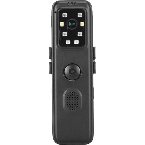 Mini caméra portable 1080p, écran 0,78 pouce, vision nocturne, enregistrement en boucle, Wi-Fi, clip arrière, pour les forces de l'ordre (1/5)