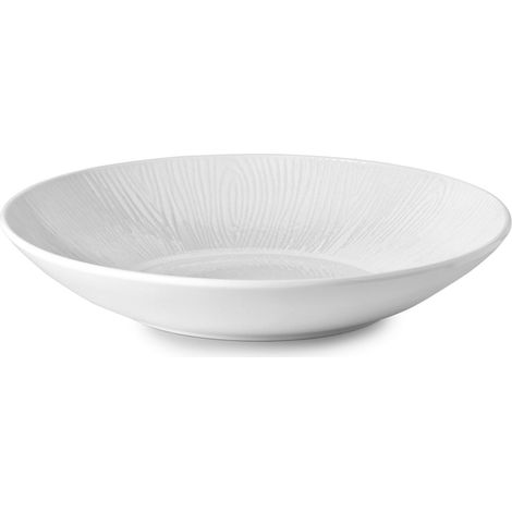 Fade Wood Piatto Fondo D 25 Cm Bianco