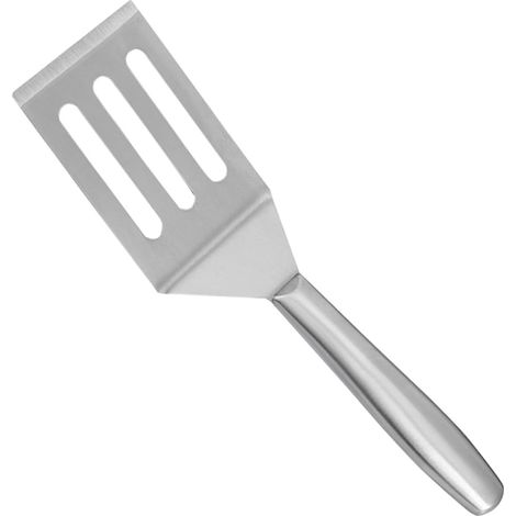 Spatule de cuisine en acier inoxydable résistant à la chaleur, spatule polyvalente pour les steaks. (1/5)