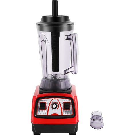 Mixeur électrique 2200 W, 4 L, mixeur multifonctionnel en acier, 2 en 1 mixeur de cuisine en acier inoxydable, mixeur en acier inoxydable, mixeur à smoothie, presse-agrumes, broyeur de glace (1/5)
