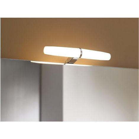 Creazur Applique murale LED 4000K chromée IP44 salle de bain avec ampoule 6W