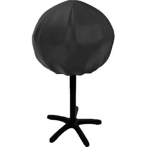Housse de Barbecue pour Barbecue électrique, Petite Housse Ronde pour Barbecue intérieur extérieur, Housse de Barbecue étanche, intempéries, 50x45cm,Noir (1/5)