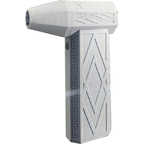 Ventilateur 130 000 Tr/Min Mini Ventilateur 3 Vitesses Réglables Vitesse Du Vent Moteur Sans Balais Ventilateur de Conduit Portatif Gris (1/5)