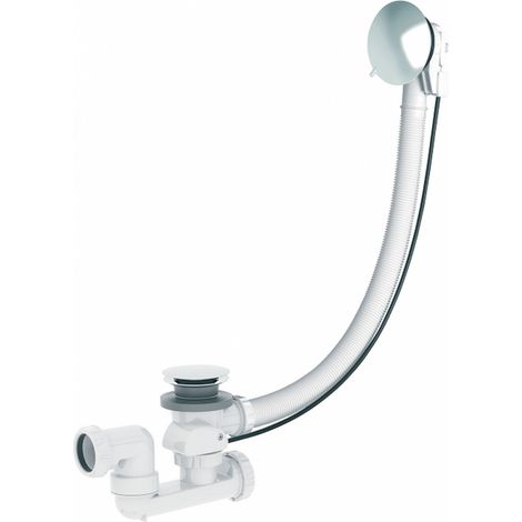 Valentin – Vidage baignoire à câble 40 mm – Mécanisme testé 1 million de manœuvres – Pose facile avec siphon orientable