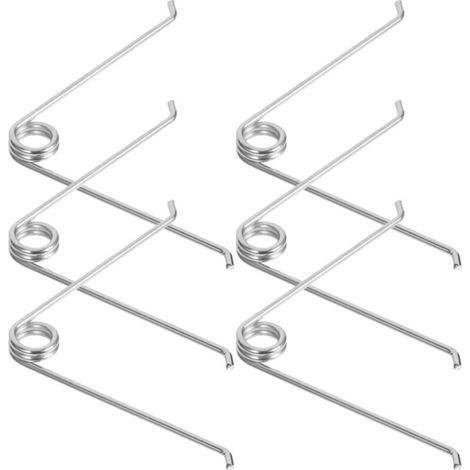 6-teiliges Set V-förmiger Edelstahl-Gartenscheren mit Federmechanismus, einfach zu bedienen, ausziehbare Gartenscheren mit praktischer Funktionalität (1/5)