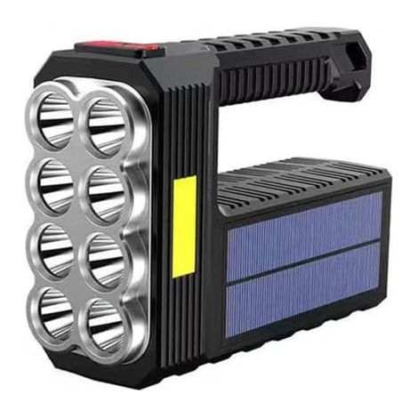 Ecleanfy - Lampe torche ultra-puissante 2000 lumens avec cellules solaires (1/5)