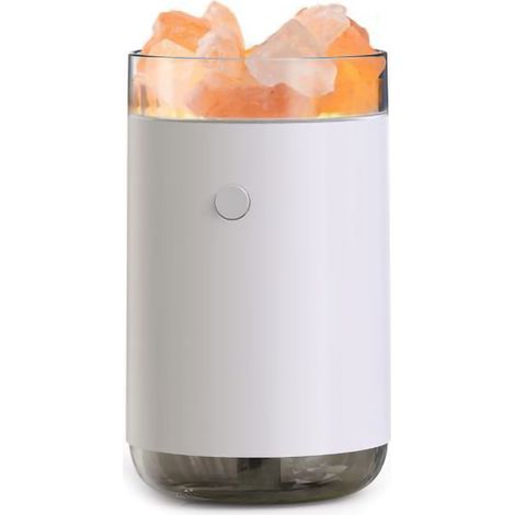 Humidificateur pierre de sel, diffuseur brume USB silencieux avec lumière colorée pour huiles essentielles (260 ml) (1/5)