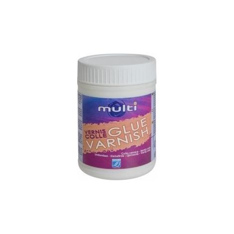 Vernis colle serviette - LEFRANC ET BOURGEOIS - 250ml - Multi - 2 en 1 - Décoration facile