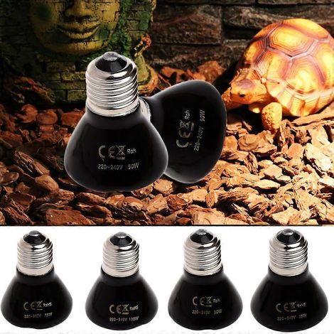 Émetteur de chaleur en céramique pour reptiles, ampoule chauffante sans lumière, pour poulailler ou couveuse - 100 W (1/4)