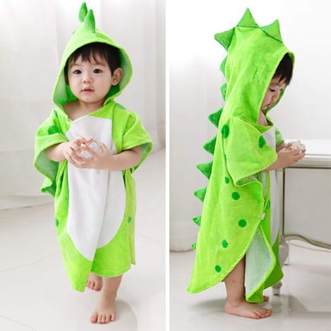 Kids Beach Towel for Boys Girls, Hooded Bath Towel Wrap Quick Drying, Toddler Pool Towel with Hood for Girl Boy Children