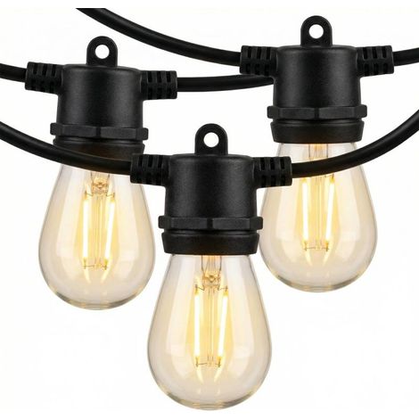 Guirlande lumineuse globe, guirlande lumineuse rideau RGBW, étanche IP44 pour la décoration intérieure et extérieure