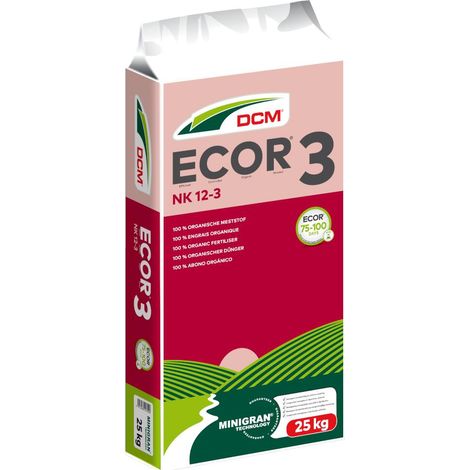 DCM ECOR® 3 NK 12-3 Dünger 25 kg organisch Obst Gemüse Naturdünger