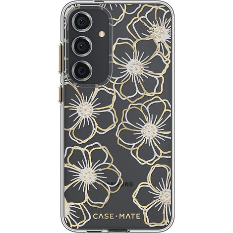 Case-Mate Floral Gems - Custodia per Samsung Galaxy S24+ (Oro) (1/5)