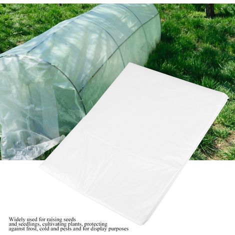 Bâche en polyéthylène transparent pour serre, protection des plantes de jardin extérieur (1/5)